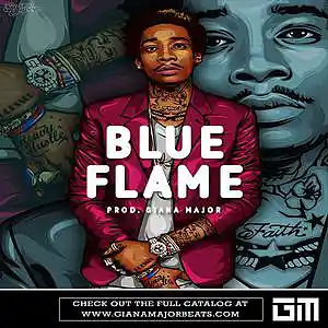Picture for song 'BLUE FLAME - Wiz Khalifa Type Beat' by artist 'Giana Major'