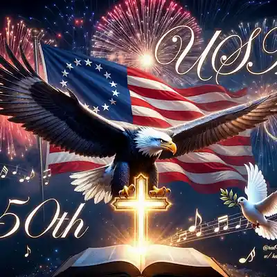 Picture for song 'Stars & Stripes/Jonathan's Song (Flag Day Birthday' by artist 'TurtleDove aka Michelle Katherine Orts'