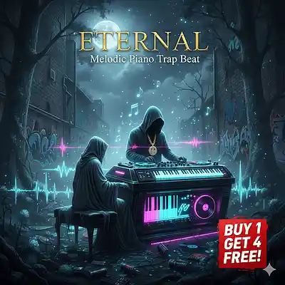 Picture for song 'ETERNAL Melodic Piano Trap Beat (Buy 1 Get 4 FRE' by artist 'West Wave Collective'
