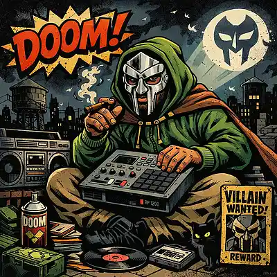 Picture for song 'MF Doom Type beat - Boom Bap Type Beat' by artist 'bimaeljimmybeatz'