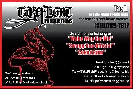 Picture for song 'Make Way For Me Ft. OBX & Jakie' by artist 'Task of Take Flight Productions'