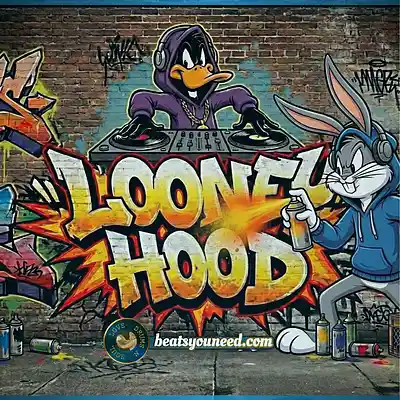 Picture for song 'Old School Boom Bap x Jazzy rap - Looney Hood' by artist 'Love Drums N Soul'