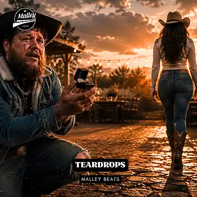 Picture for song 'TEARDROPS [JELLY ROLL TYPE BEAT]' by artist 'Malley Beats'