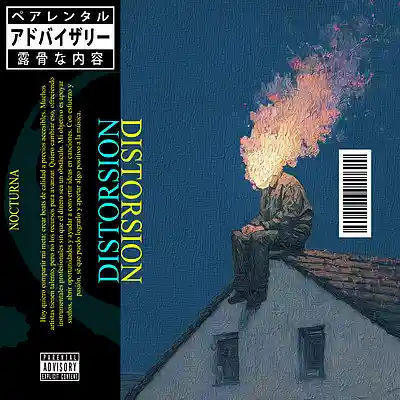 Picture for song 'DISTORSION- BEAT RAP HIP HOP ESTILO TYPE OBSCURO' by artist 'NOCTURNA RECORDS'