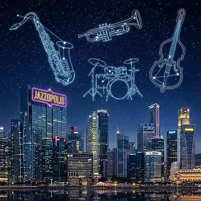 Picture for song 'Jazzopolis (2025 Remix)' by artist 'Darren Zieger'