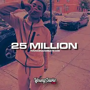 Picture for song '"25 MILLION" - Dougie B x Sample Drill Type Beat' by artist 'Young Snake Beats'
