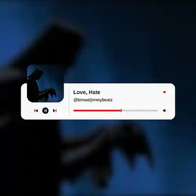 Picture for song 'Dark Rap Beat - Dark Trap Type beat 'Love, Hate'' by artist 'bimaeljimmybeatz'