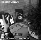 Picture for song 'What It Means (W/Hook) | FreeDL*' by artist 'KaCe The Producer'