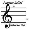 Picture for song 'Summer Ballad in G' by artist 'Robert Hall'