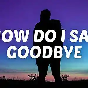 Picture for song 'HOW DO I SAY GOODBYE w/hook' by artist 'Just Another Enemy'
