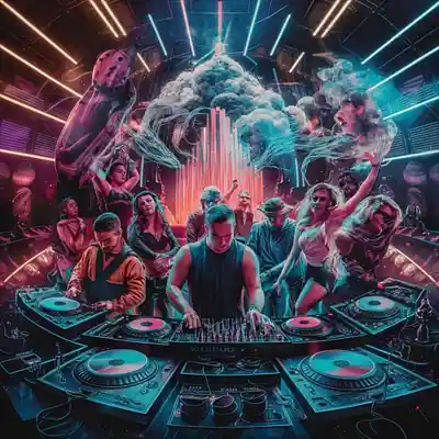 Picture for song 'Here We Go' by artist 'EDM Experimental Fusions'
