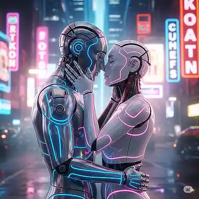 Picture for song 'Android Love' by artist 'ATOMIC KISSES'