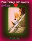 Picture for song 'Don/t keep our love to darling' by artist 'Richi.h.'