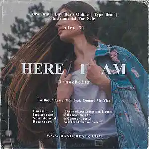 Picture for song 'HERE I AM' by artist 'DanoeBeatz'