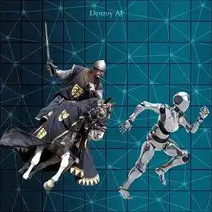Picture for song 'Destroy AI' by artist 'Alexios Schandermani'