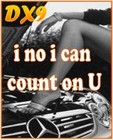 Picture for song 'i no i can count on U' by artist 'DX9'