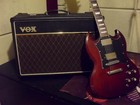 Picture for song 'VOX AC15 CC1 MXR CAE BOOST CELETION GREENBACK.' by artist 'entretelones'