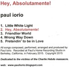 Picture for song 'FRIENDLIER WORLD.' by artist 'Paul Iorio'