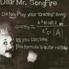 Picture for song 'Don't Say Crazthy' by artist 'songfire'