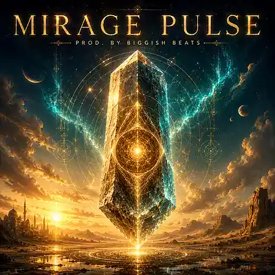 Picture for song 'Mirage Pulse (Cinematic Psy Jazz Fusion) - 136 bpm' by artist 'Biggish Beats'