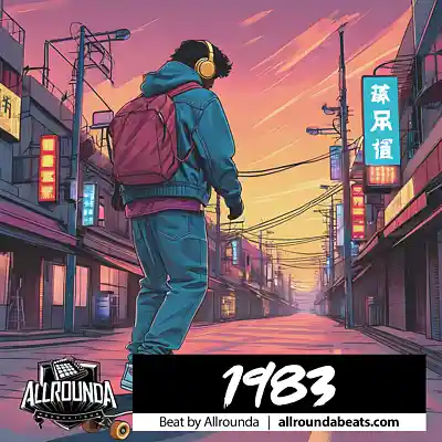Picture for song '1983 - (80s Synthwave Beat, The Weeknd Type Beat)' by artist 'ALLROUNDA Productions'