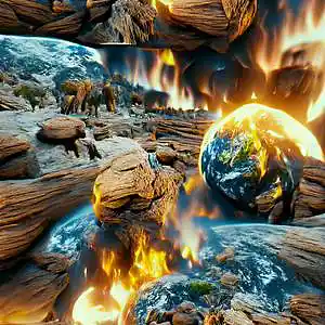 Picture for song 'Yeat Type Beat 2022 - "BURN"' by artist 'VicTheMonster'