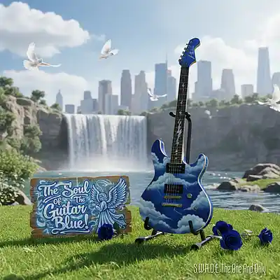 Picture for song 'Soul Sound Of The Guitar Blue!' by artist 'S.W.A.D.E. (THE ONE AND ONLY)'