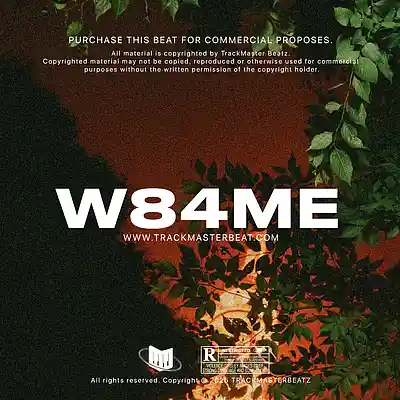 Picture for song '"W84ME" Smooth Afrobeat Instrumental 2025' by artist 'TrackMasterBeatz'