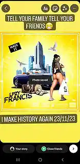 Picture for song 'I MADE IT' by artist 'Lpzy francis'