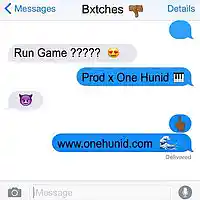 Picture for song 'RUN GAME' by artist 'OneHunid Beats'