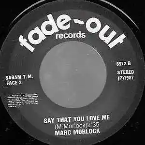 Picture for song 'Say that you love me ( PLAY BACK)' by artist 'Marc Morlock'
