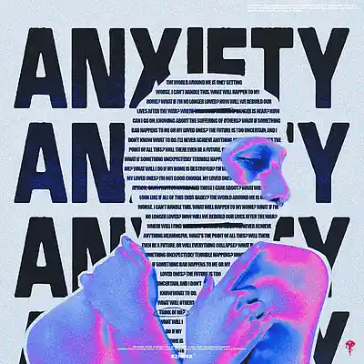 Picture for song 'Anxiety (Hip hop beat)' by artist 'Ezhdee'