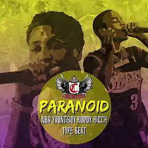 Picture for song 'PARANOID (NBA YoungBoy Roddy Ricch type beat)' by artist 'Chorderline'