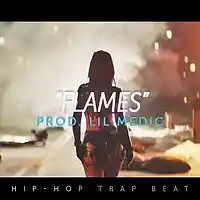 Picture for song ''Flames' Hard Dark TRAP Beat (Malone x Uzi Vert)' by artist 'LiL Medic Beats'