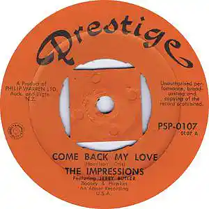 Picture for song 'Come back my love' by artist 'Dave Gee 2001'