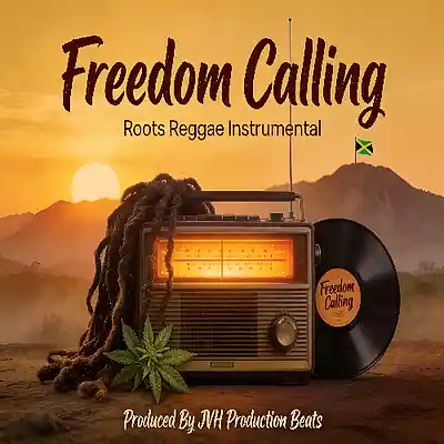 Picture for song 'Freedom Calling - Roots Reggae Beat (72Bpm)' by artist 'JVH Production Beats'