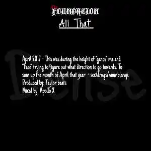 Picture for song 'All That (feat. Frankie Face)' by artist 'Marcus Dense'