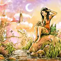 Picture for song 'Happy Old School Type Instrumental Beat' by artist 'Purple Six Beats'