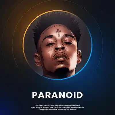Picture for song 'PARANOID (Dark trap beat)' by artist 'JOHN TAO'