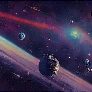 Picture for song 'Asteroids' by artist 'Dizzy Night Lane'