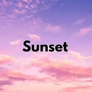 Picture for song 'Sunset' by artist 'Dr. Berry'