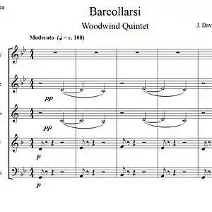 Picture for song 'Barcollarsi' by artist 'David Barnhart'