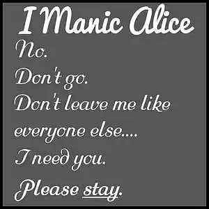 Picture for song 'Stay' by artist 'I Manic Alice'