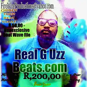 Picture for song 'Rey-goosie beasts.com...zulu rap 90bpm' by artist 'REAL G UZI BEATS.COM'