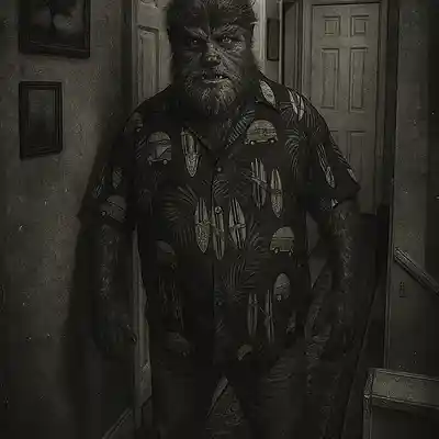 Picture for song 'Im the wolfman owwwoooo!' by artist 'The Gloomy Ghouls'