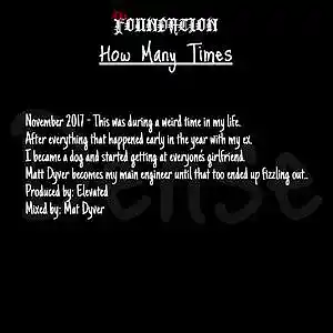 Picture for song 'How Many Times' by artist 'Marcus Dense'
