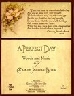 Picture for song 'A Perfect Day' by artist 'The Parlor Songs Academy'