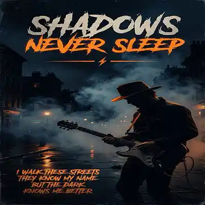Picture for song 'Shadows Never Sleep' by artist 'Swampman And The Machine'