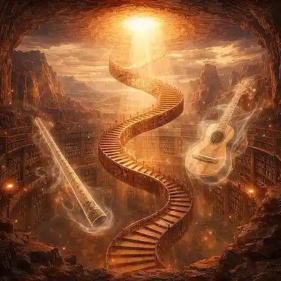 Picture for song 'Library of Wonders; Act 6: Peaks and Canyons' by artist 'Ward C Locke'