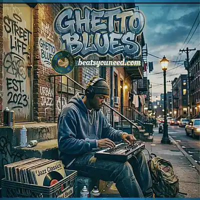 Picture for song 'Ghetto Blues - Jazzy Rap Beat x Soulful Boom Bap' by artist 'Love Drums N Soul'